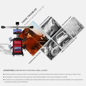 Removable 3D Wheel Alignment/Wheel Alignment Machine/3D Wheel Aligner/Car Wheel Alignment Machine - Image 5