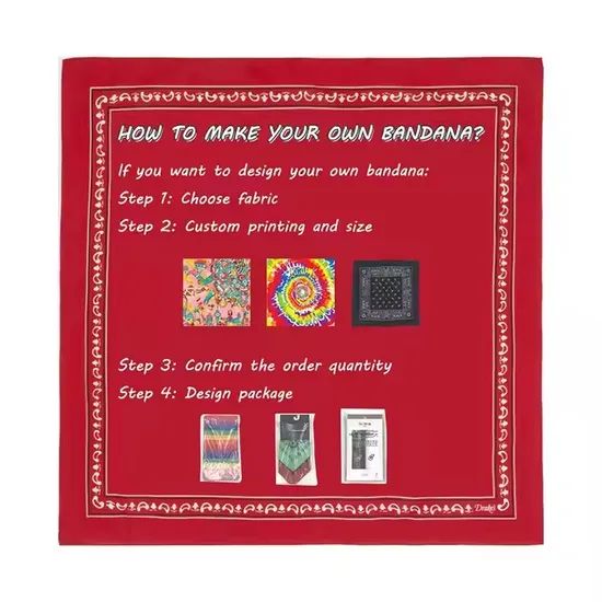 Cheap Customized Solid Color Blank Sublimation Handkerchiefs - Image 2