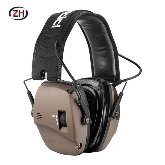 Slim Ultra Low Profile Compact Design Adjustable Range Shooting Hunting Hearing Protection Electronic Earmuffs - Image 6