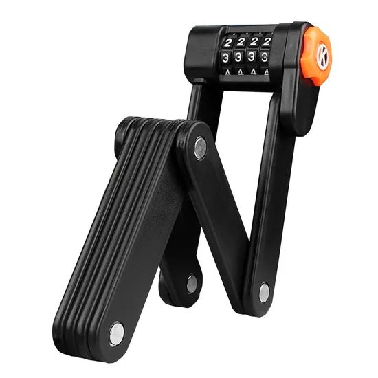Yh1824 Steel Combination Folding Bike Chain Lock Cylinders Joint Lock - Image 5
