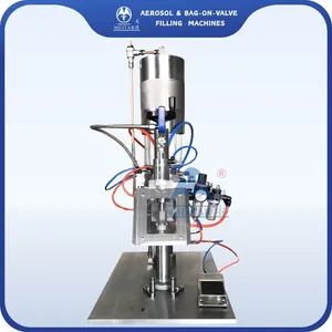 Semi--Auto Aerosol Can Filling Machine Warranty Period 1 Year Filling Material Liquid Automation Level Semi-automatic Filling Machine Type - Image 4