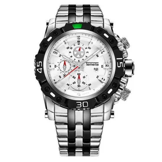 New Stainless Steel Analog Watches Style Sport Origin China Logo Customized Case Shape Round Dial Color Silver HS Code - Image 5