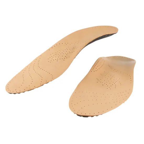 Arch Support Insoles Customized Quilted Leather Orthotic Design - Image 2