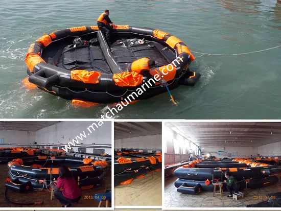 Automatic Inflatable Raft Solas Throw-Overboard Self-Righting Auto Inflatable Raft/Life Raft for ...