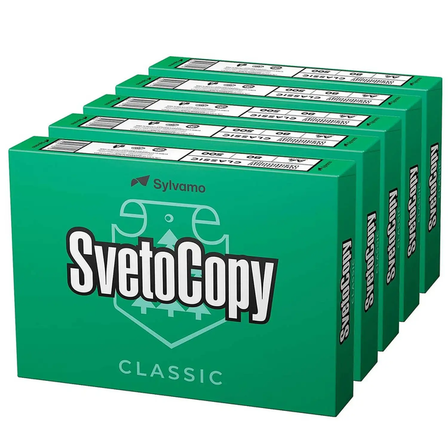 Svetocopy A4 Copy Paper 80 GSM 100% Virgin Wood Pulp White (210x297mm) 500 Reams 102-104% Brightness - Image 2