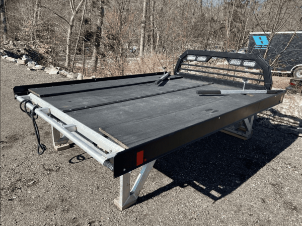 Sno Pro 8’ Powder Coated Sled Deck w/Sliding Sides and Quad Ply - Image 4