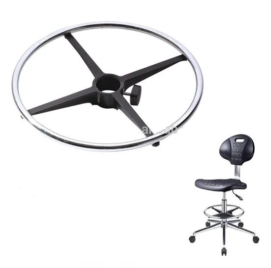 PP Plastic Footring Footrest for Laboratory Bar Chairs Part - Image 2