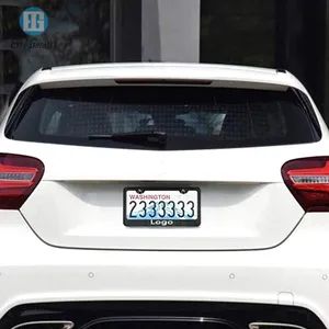 Hot-Selling Custom Carbon Fiber License Plate Frame Eco-Friendly Durable License Plate Frame - Image 2