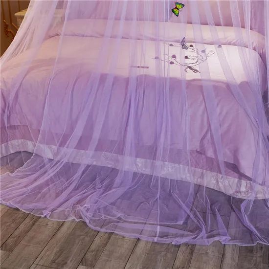 Bed Netting Princess Hanging Round Canopy Comfy Student Dome Mosquito Net - Image 3
