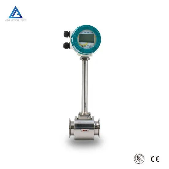 Tri-Clamp Connect Vortex Flowmeter Gas Vortex Flow Meter for Superheated Steam - Image 1