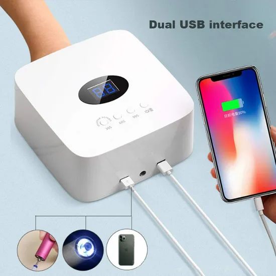 Compact Wireless Nail Dryer for Home and Salon Use Power 54W Beads 30PCS Trademark SD Model NO. S50 Type LED Light Origin - Image 1