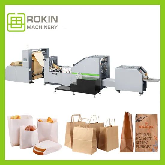 Kraft Paper Bag Making Machine Simple Paper Bag Making Machine - Image 1