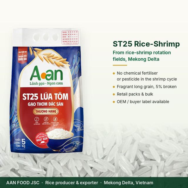 Vietnam ST25 Rice 5% Broken - Premium Fragrant Long Grain Rice for Export – product photo 4, product detail gallery