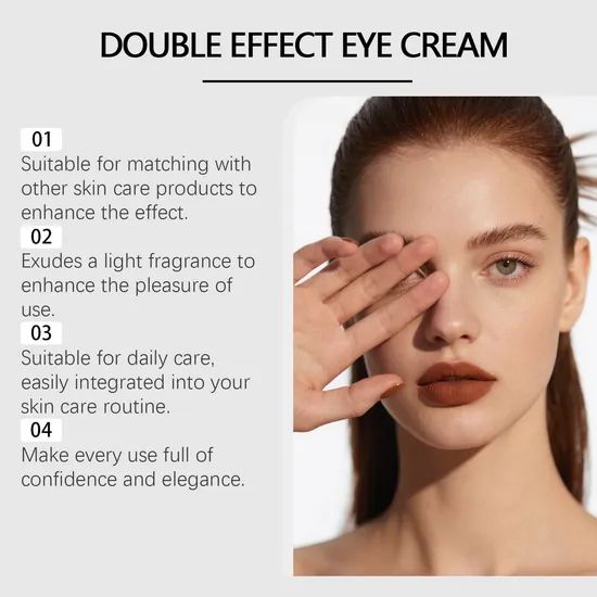 Vegan Retinol Under Eye Cream Collagen Peptides Anti-Aging Eye Cream for Dark Circles Puffiness Wrinkles Fine Lines Eye Cream - Image 3