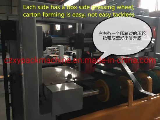 Model 2800 Large Size Machine /Folding Gluing Trademark CZXY Packaging Cartons HS Code 8441809000 Driven Type Electric Origin Hebei - Image 5