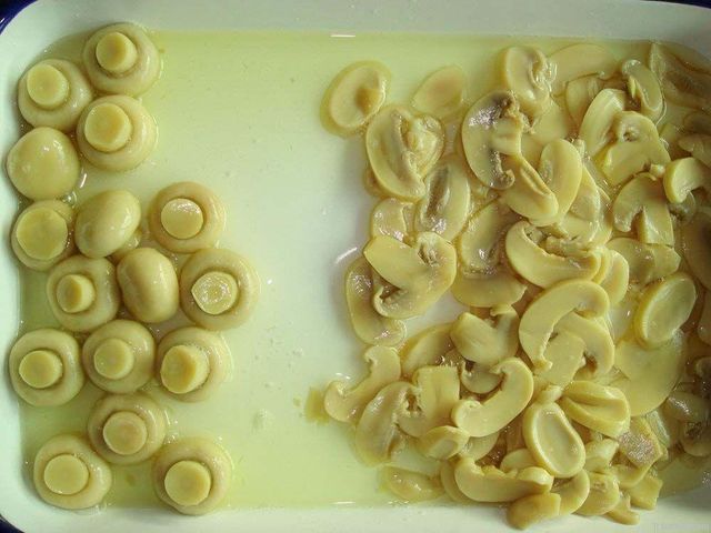canned mushrooms Packaging Sizes 400g/800g/3000g/2480g - Image 1