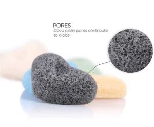 100% Biodegradable Konjac Sponge Facial Cleansing Sponge OEM Accept Size 8X10cm Origin China Gender Unisex Body Part - Image 1