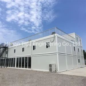 20FT 40FT Chile Standard Flat Packed Resistant Prefabricated Office Detachable Container House - Image 5
