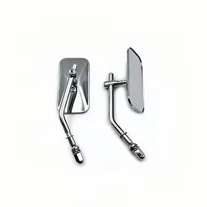 Custom Racing Motorcycle Wholesale Universal 8mm Chrome Rearview Mirrors - Image 1
