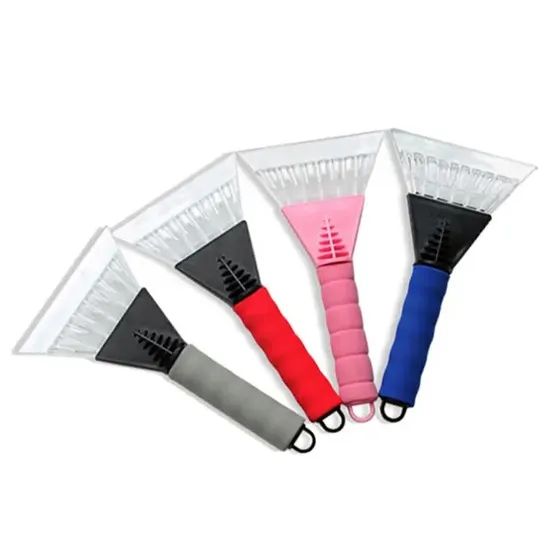Ice Scraper Squeegee Plastic Ice Snow Scraper with Soft Handle Car Magical Ice Scraper with Sponge Zf6012 - Image 1