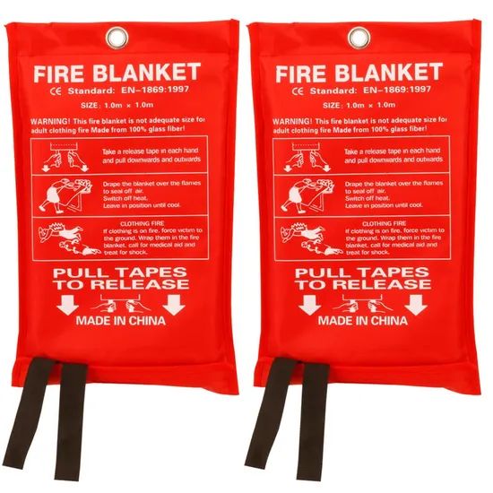High Quality 430G/M2 White Color Flame Resistant Fire Blankets - Image 6