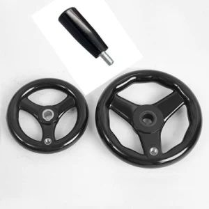 Three-Spoke Design Bakelite Handwheel Accessory Size Middle Trademark BEST Model NO. 100301 Material Bakelite Type Cutting Tool - Image 1