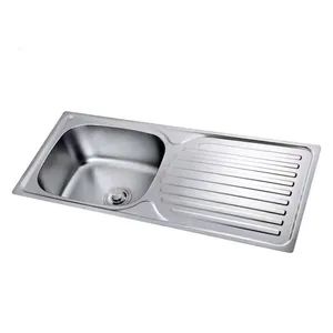 Premium 304 Stainless Steel Commercial Kitchen Sink Shape Square Origin China Color Chrome Trademark Mooco Notch Single - Image 6