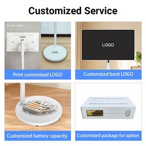 24 Inch Smart TV on Wheels Android 8-core CPU Remote Control Touch Screen Monitor with Battery 13MP Camera Portable TV - Image 5