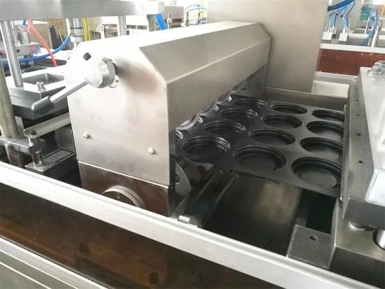 Automatic Disposable PVC Pet Plastic Coffee Cup Lids Covers Thermoforming Making Machine - Image 6