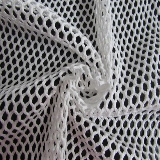 Durable 100% Cotton Mesh Fabric Pattern No Trademark No Origin China Width 58/60" Weight ≥200g/m² Technics Tricot Style Plain Dyed - Image 6