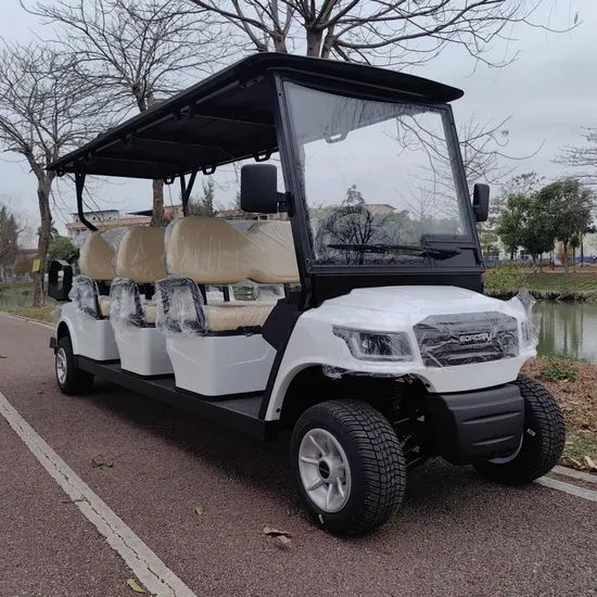 Good Price 48/72V Lithium Battery 8 Seater Street Legal Electric Golf Car Cart Hunting Golf Cart off Road Golf Cart Tires Work for Golf Course Farm Hunting - Image 3