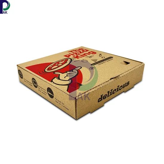 Disposable Take out Containers Food Grade Safe Paper Packaging Colorful Printing Custom Pizza Boxes - Image 5