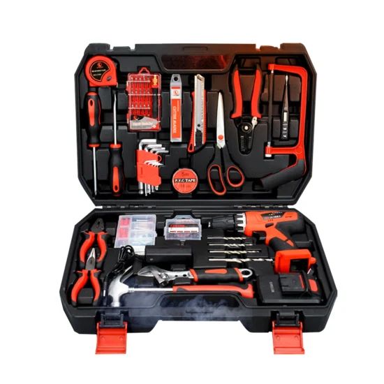 129 PCS Screwdriver Rechargeable Power Tools Electric Sets Electrician Professional Tool Set Electrical - Image 1