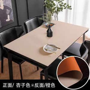 LFGB Tablecloth Waterproof PU PVC Leather Kitchen Table Runner Mat Desk Mats - Image 5