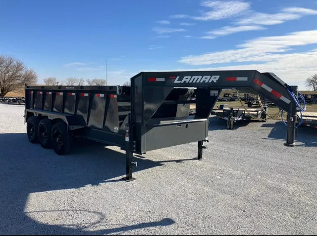 New 2025 Lamar Trailers 7x14 Gooseneck Dump 16k Dump Trailer Packaging 1 Feature GOOD Rentable Yes Weight (kg) 16K Shelf Life 1 YEAR - Image 3
