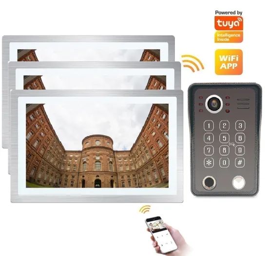Hot Selling Wireless Intercom Camera Doorphone Video Doorbell Home Security Professional Video Doorbell WiFi Intercom System - Image 4