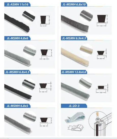 Junaobao Hotel Room Aluminum Door Wardrobe Dustproof Weather Strip Seal - Image 5