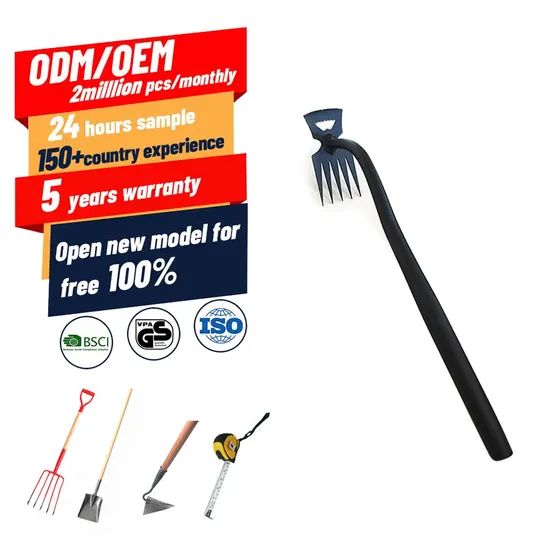 Chinese Factory Customizable Farming Weeding Tool Small Garden Hoe with Handle - Image 2