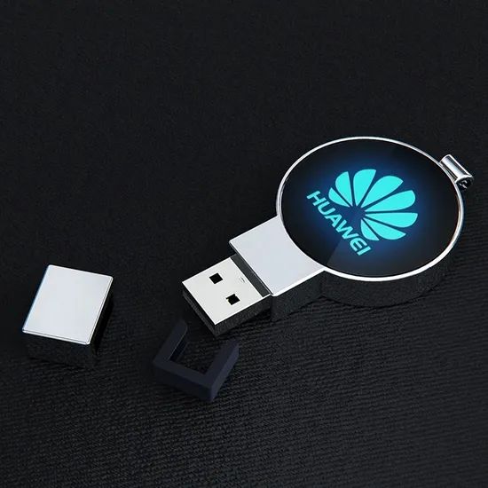 Key Chains USB Disk LED Lighting Custom Carved Light Logo - Image 6