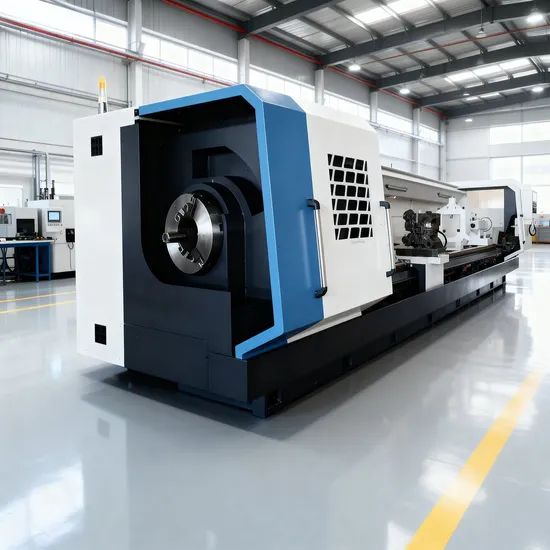 Qk1325 Large CNC Big Bore Lathe Machine for Metal Pipe Threading Pipe Thread Lathe - Image 1