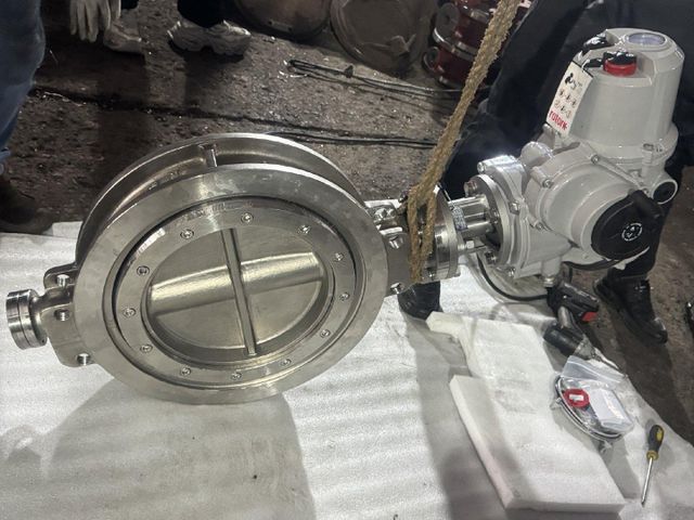 Butterfly Valve Stainless Steel Hastelloy Butterfly Valve Water Oil Gas Electrical Actuator Operation - Image 2