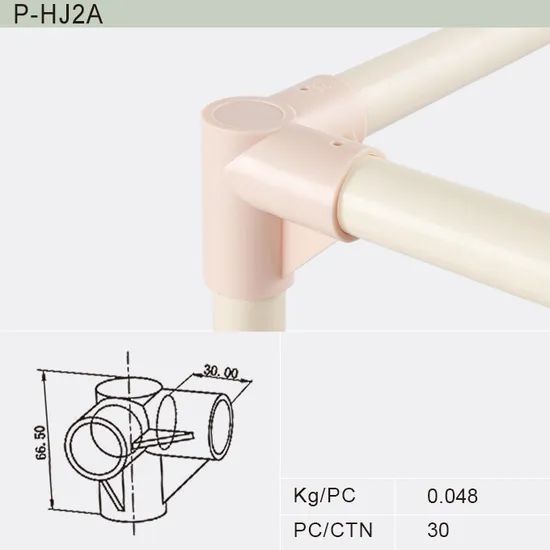 Plastic Accessory and Joint for Pipe Racking System (P-9) - Image 3