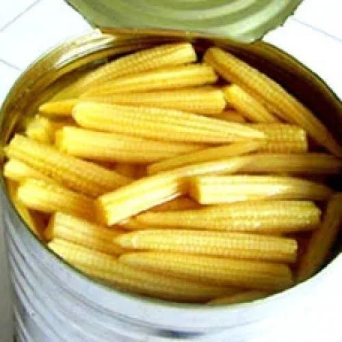 2025 High Quality Canned Young Babycorn Preserved in Brine 425g Sweet Corn in Water - Image 1