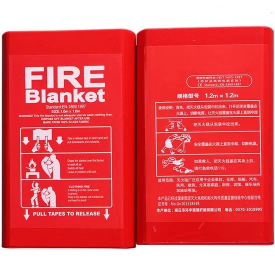 Silicone Coated Fire Blankets for Fire Protection in Public Places - Image 1