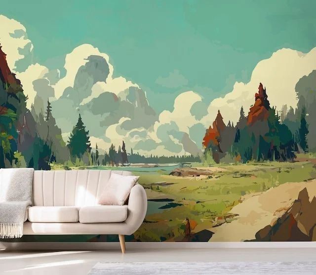 Wall Art Painting Service Finish Smooth Portrait Mode NO Material Acrylic Type Of Frame wall Available Sizes free size Usage/Application - Image 2