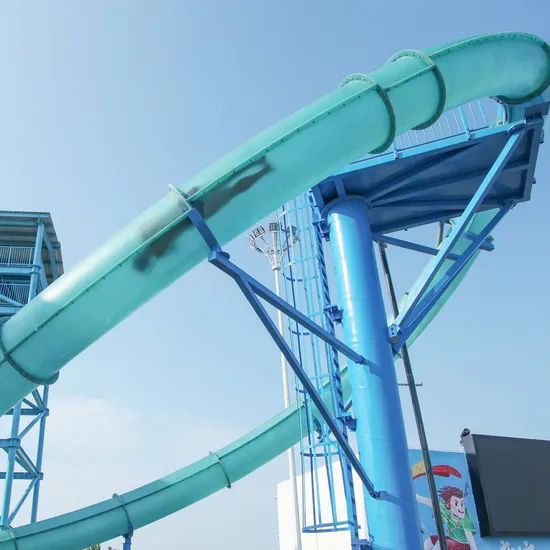 Professional Manufacturer Themed Playground Slide Combination Big Loop Water Park Slide - Image 6