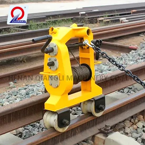 Portable Rail Transport Cart for Railway Track Construction Projects - Image 4
