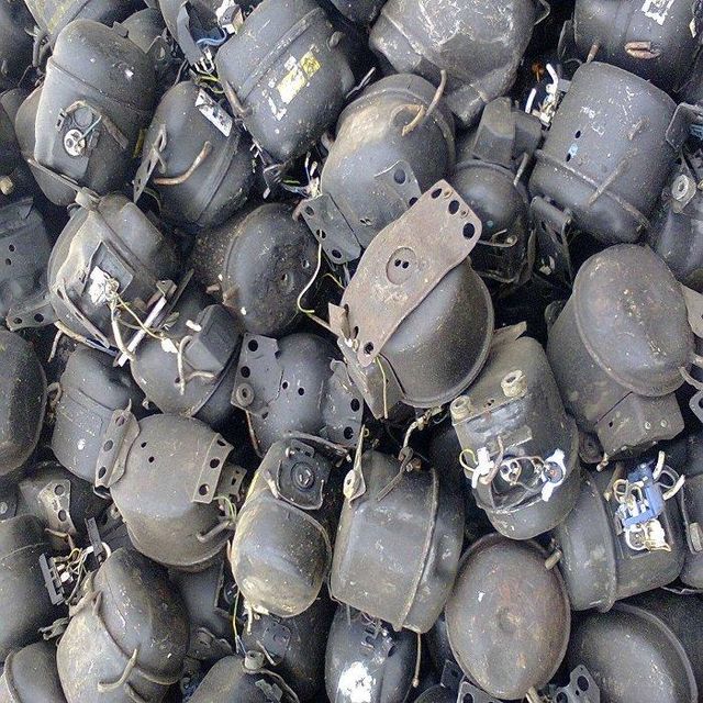 Used 99.95%min Purity AC Compressor Scrap with 99% Copper Content Black Appearance HMS Grade Accessories for Sale - Image 1