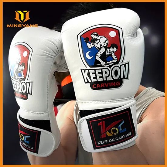 Custom Heavy Duty Gym Punching Microfiber Leather Boxing Gloves for Training - Image 1