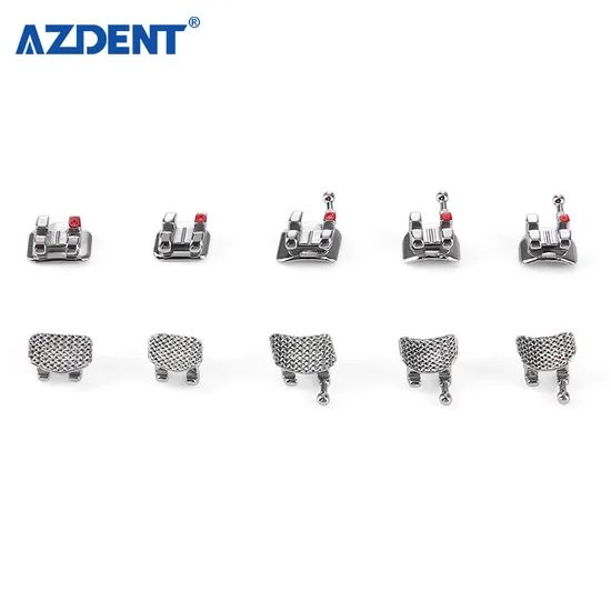 20PCS Dental Mesh Base Split Brackets Mini Roth/Mbt 022/018 Orthodontic Brackets - Image 2